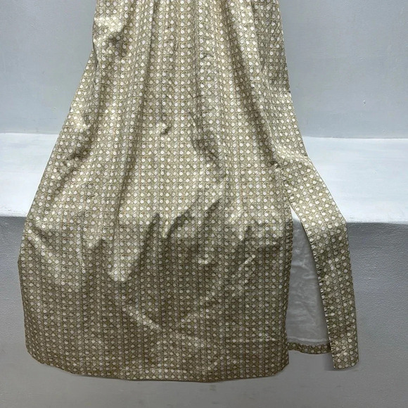 Hill House Addie Dress A-Line Maxi Sleeveless Sand Basketweave Print Plus XXL - Picture 5 of 13